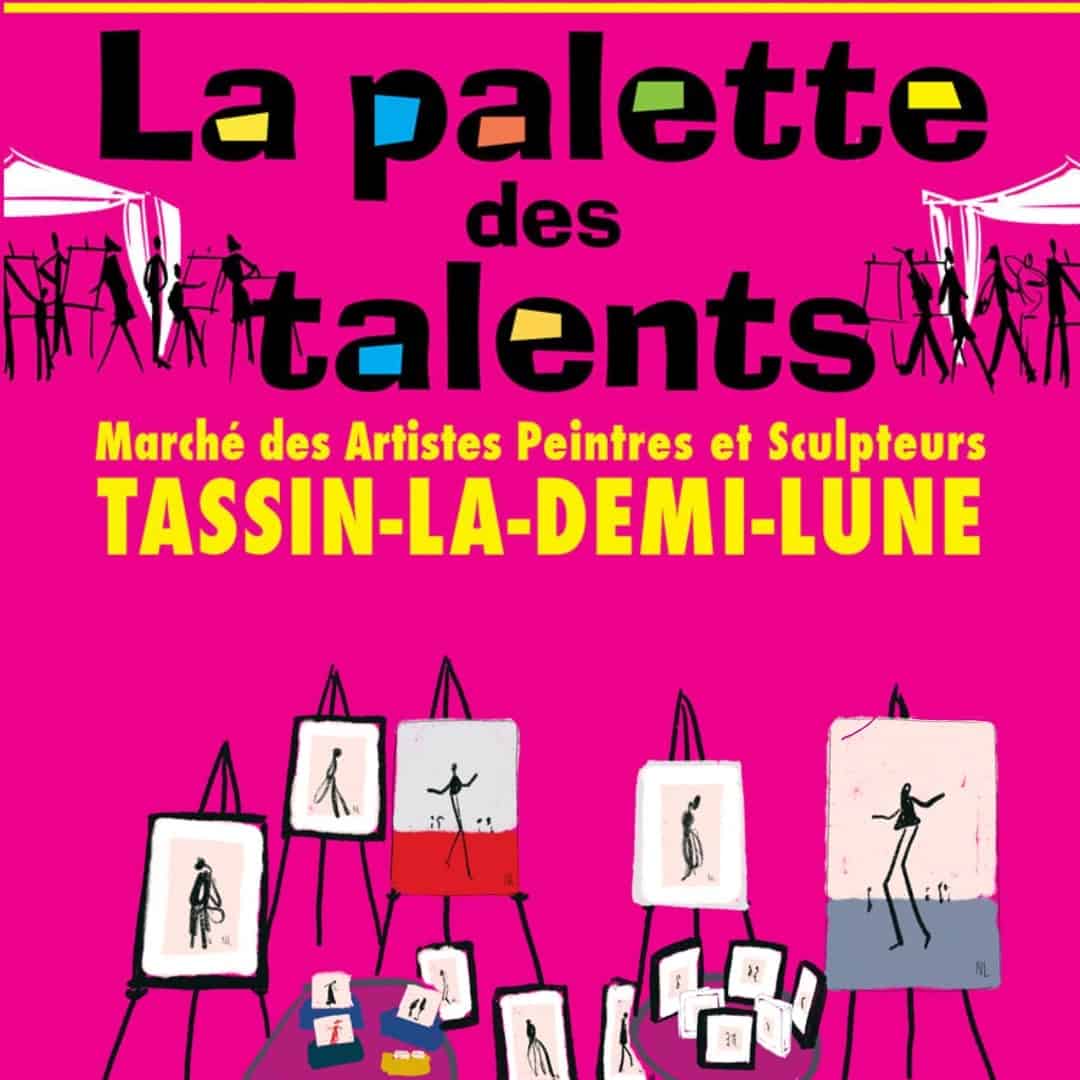 Noémie Labrosse exhibits for the 15th anniversary of Palette de Talents in Tassin La Demi-Lune (69)