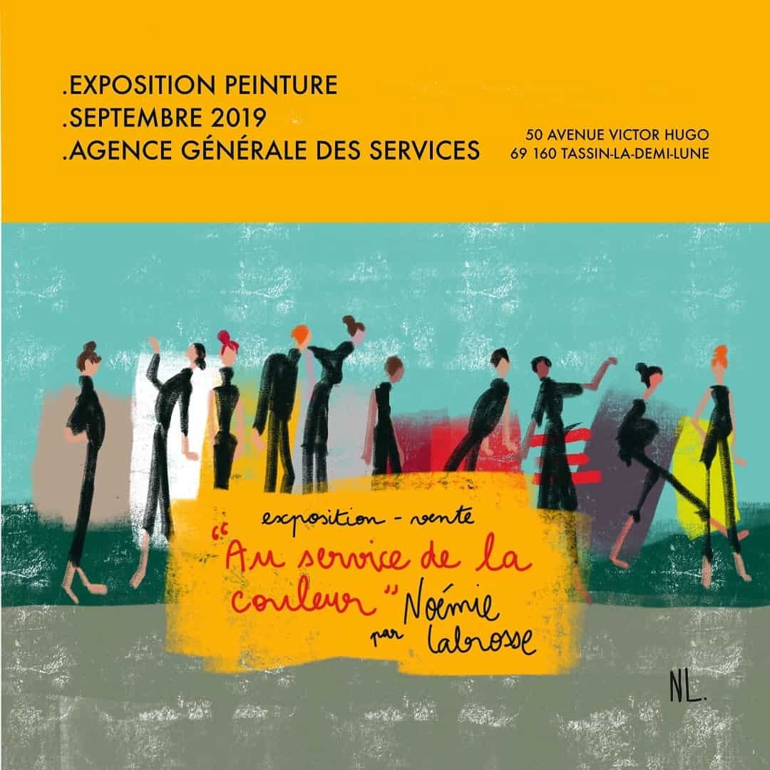 Exposition « Au service de la couleur » à Tassin La Demi-Lune – septembre 2019