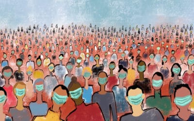 Le confinement continue… ma série Masques aussi !