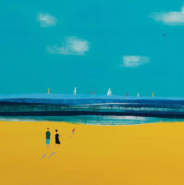 Famille à la plage