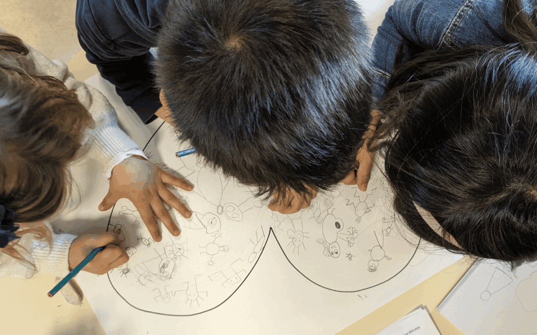 Atelier peinture numérique à l’école d’Oingt – Beaujolais