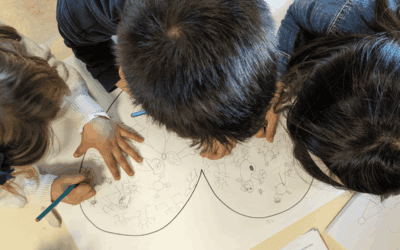 Atelier peinture numérique à l’école d’Oingt – Beaujolais