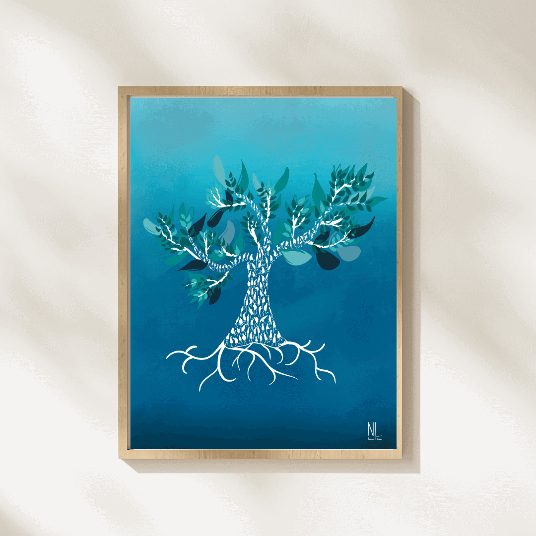 L'arbre de vie Human - format vertical