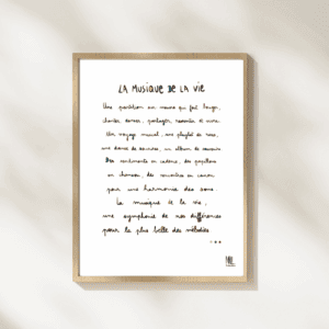 La musique de la vie